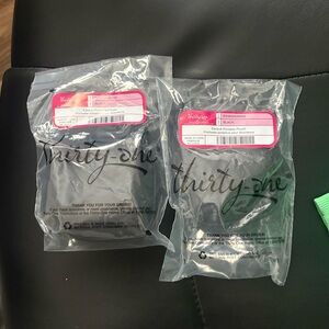 Thirty-One Black Portable Pouches